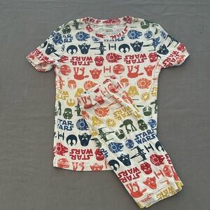 Gap Kids Star Wars short pj set size 10 like new